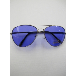 Blue Aviator Glasses  - Party Glasses Novelty Glasses